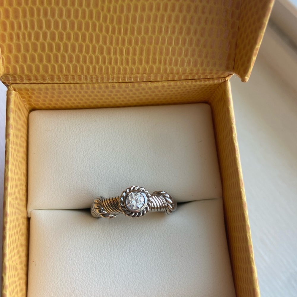 Judith Ripka Silver Size 6 Ring